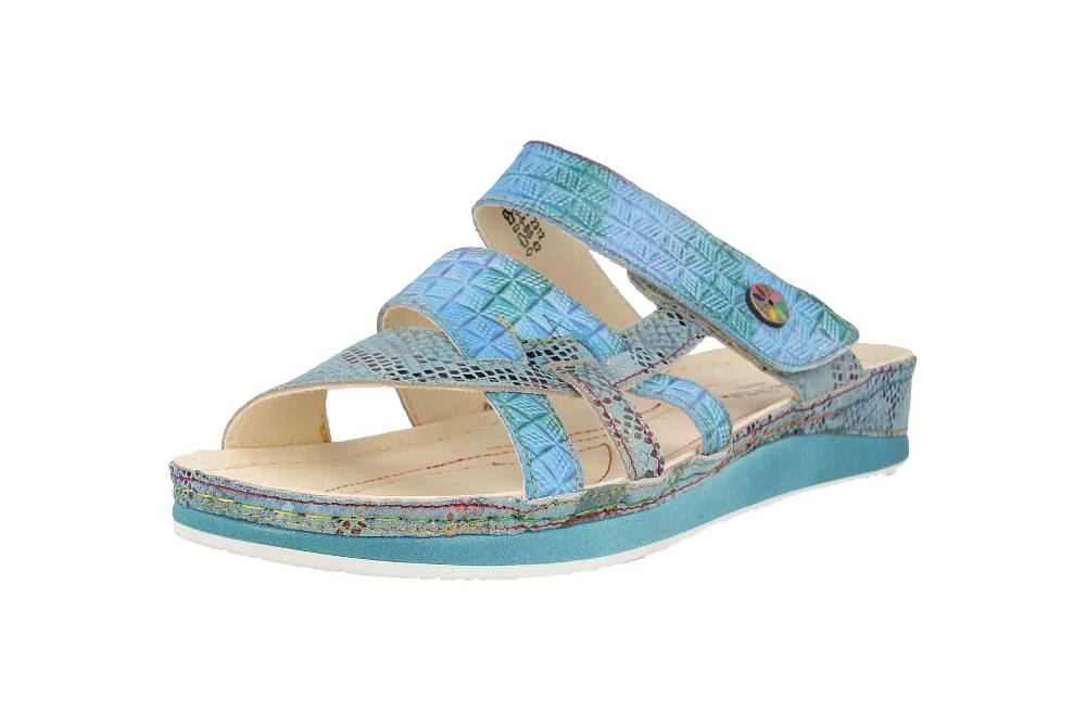 Laura Vita Pantoletten in Übergrößen Mehrfarbig BRUEL 05 Jeans große Damenschuhe Bis zu 60% Rabatt