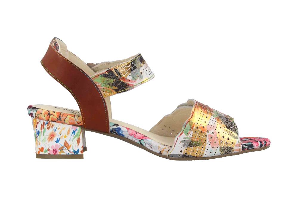 Laura Vita Sandaletten in Übergrößen Mehrfarbig HUCBIO 05 Ambre große Damenschuhe Super Rabatt