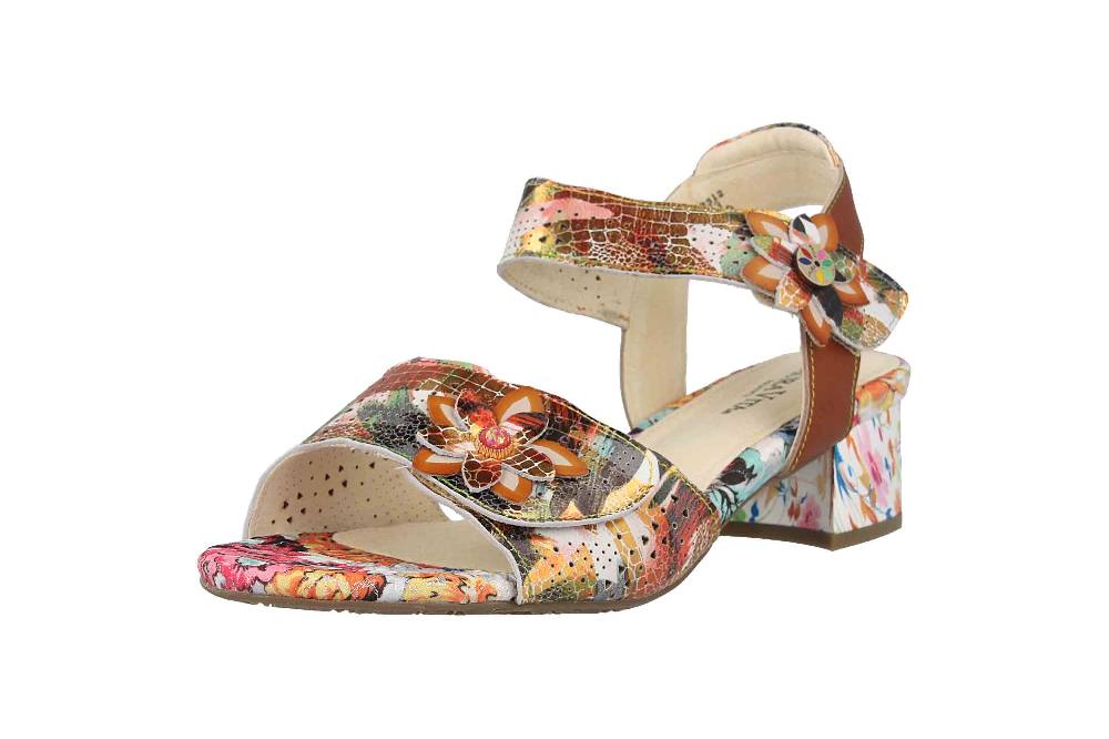 Laura Vita Sandaletten in Übergrößen Mehrfarbig HUCBIO 05 Ambre große Damenschuhe Super Rabatt
