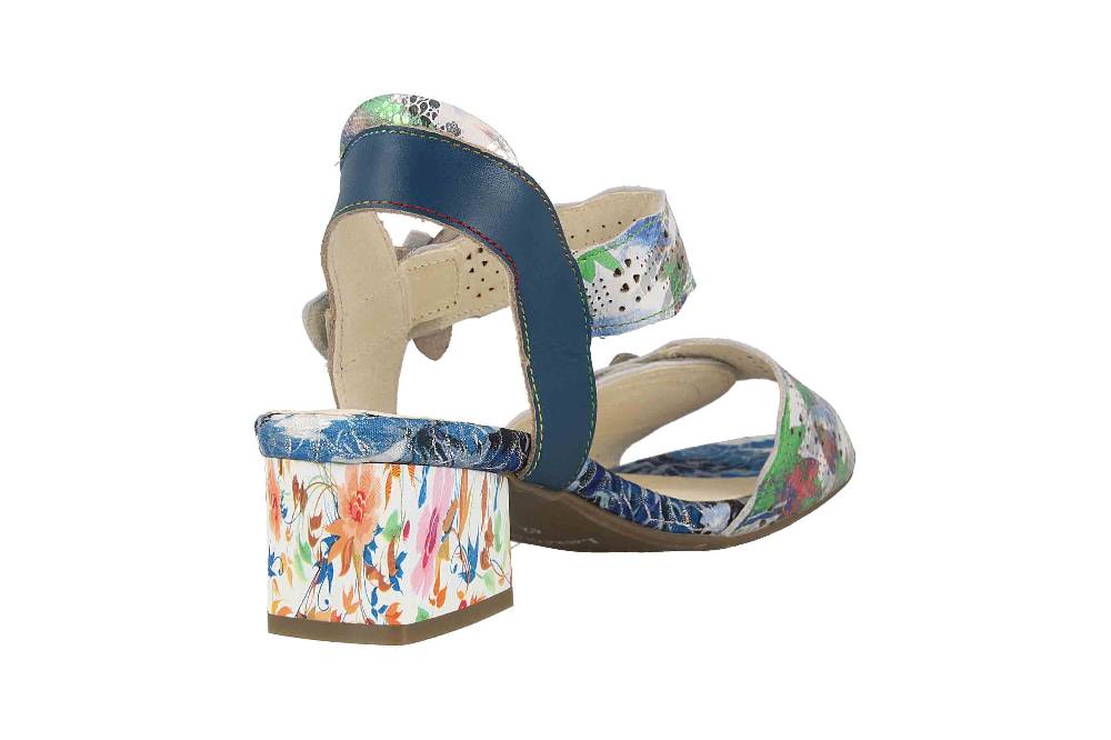 Laura Vita Sandaletten in Übergrößen Mehrfarbig HUCBIO 05 Bleu große Damenschuhe Riesige Rabatte