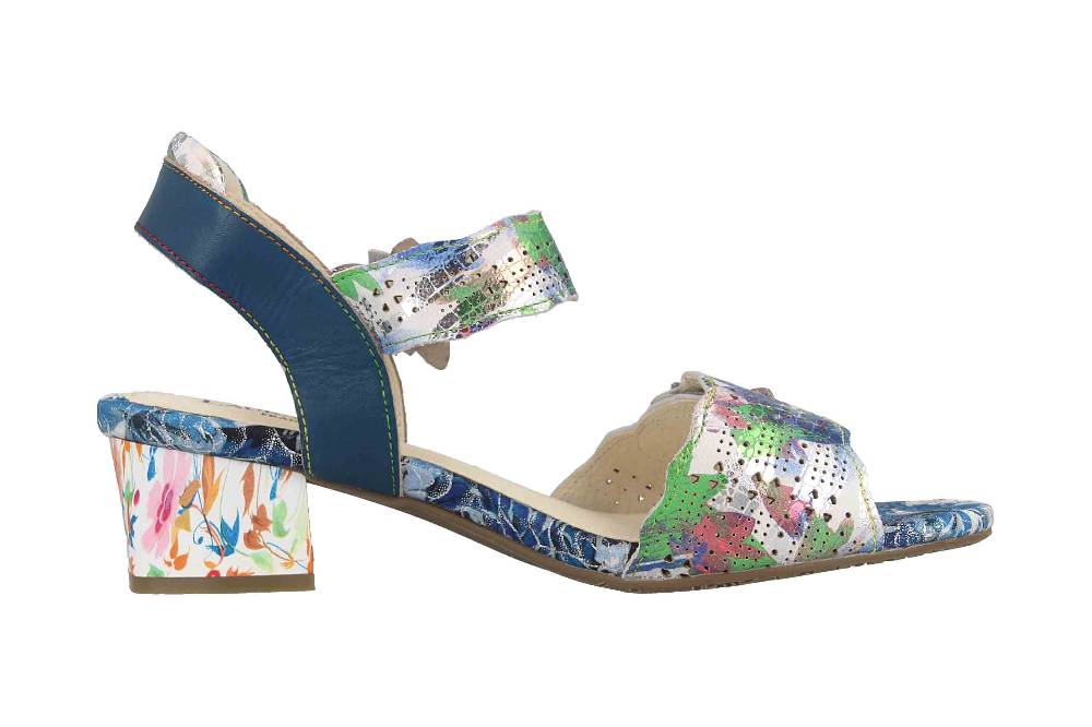 Laura Vita Sandaletten in Übergrößen Mehrfarbig HUCBIO 05 Bleu große Damenschuhe Riesige Rabatte