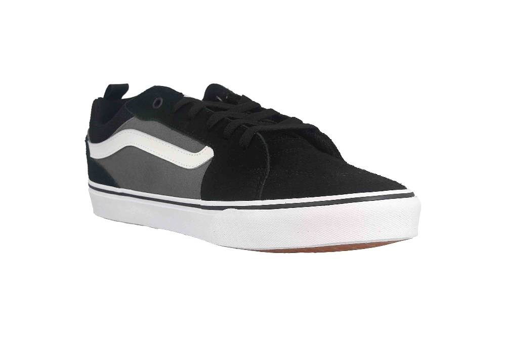 VANS MN Filmore SUEDE/CANVAS (SUEDE CANVAS) BLACK/PEWT Sneaker in Übergrößen Mehrfarbig VN0A3MTJT2J1 große Herrenschuhe Fabrikladen
