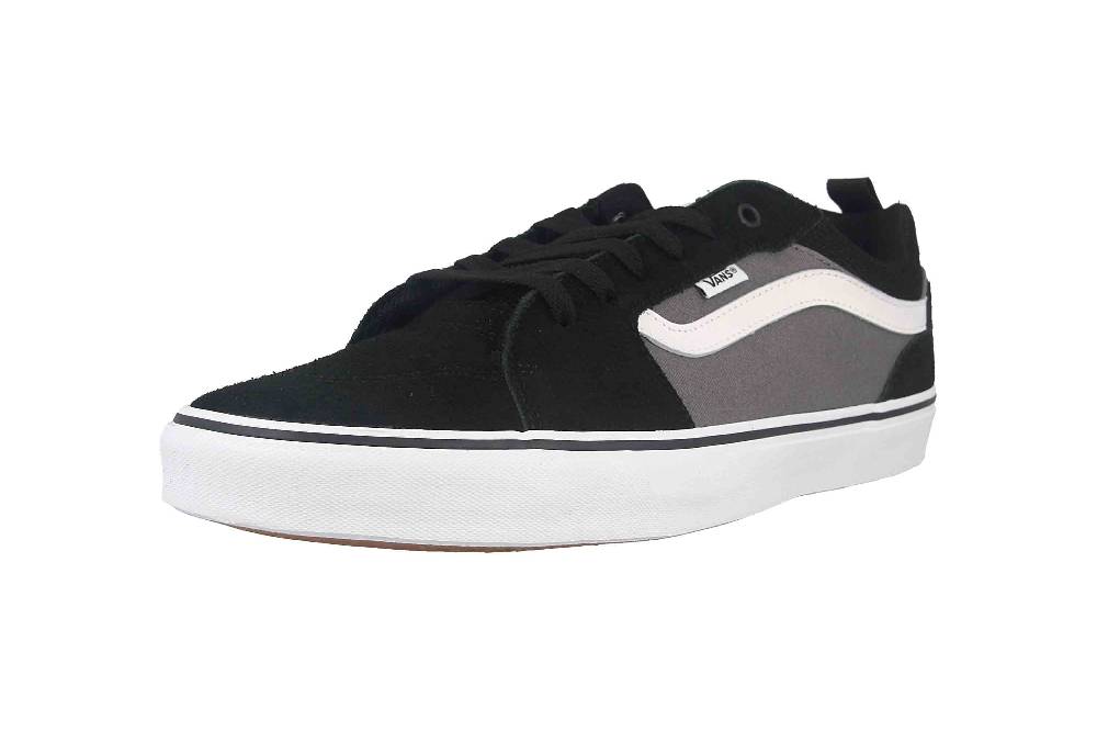 VANS MN Filmore SUEDE/CANVAS (SUEDE CANVAS) BLACK/PEWT Sneaker in Übergrößen Mehrfarbig VN0A3MTJT2J1 große Herrenschuhe Fabrikladen