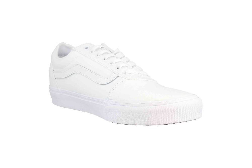 VANS MN Ward CANVAS (Canvas) white/white Sneaker in Übergrößen Weiß VN0A38DM7HN1 große Herrenschuhe Begrenzt auf 3 Tage