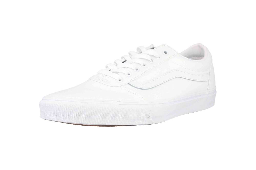 VANS MN Ward CANVAS (Canvas) white/white Sneaker in Übergrößen Weiß VN0A38DM7HN1 große Herrenschuhe Begrenzt auf 3 Tage