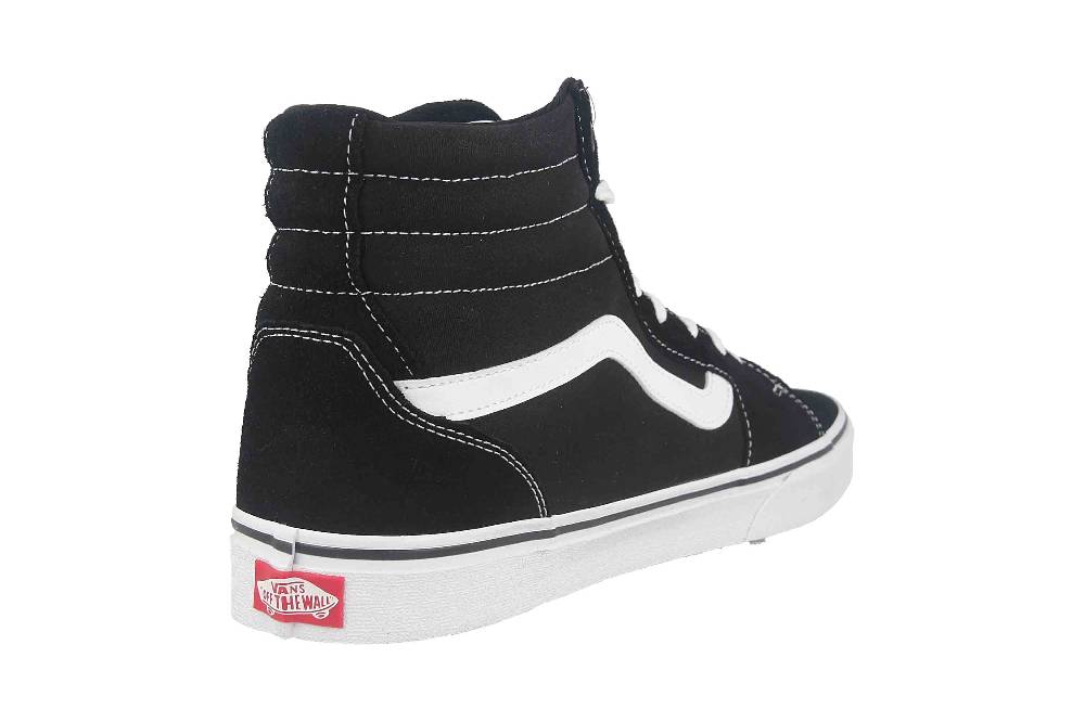 VANS MN Filmore Hi (Suede/Canvas) black/white Sneaker in Übergrößen Schwarz VN0A5HZLIJU1 große Herrenschuhe Black Friday Preise