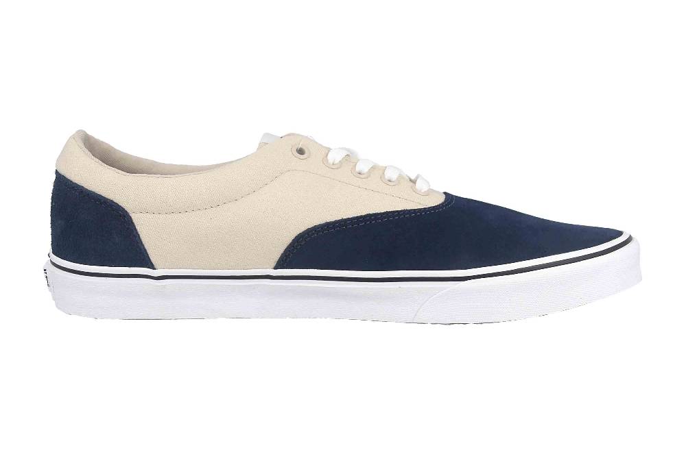 VANS MN Doheny SUEDE (RETRO SUEDE) DRS BLS/WHT Sneaker in Übergrößen Mehrfarbig VN0A3MTF80M1 große Herrenschuhe zollfrei