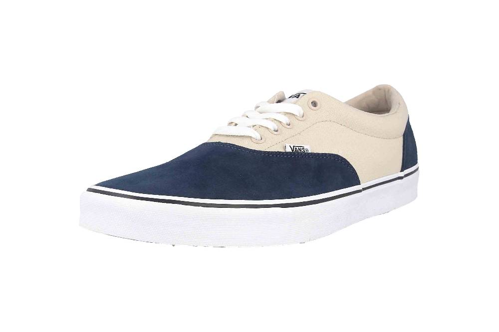 VANS MN Doheny SUEDE (RETRO SUEDE) DRS BLS/WHT Sneaker in Übergrößen Mehrfarbig VN0A3MTF80M1 große Herrenschuhe zollfrei