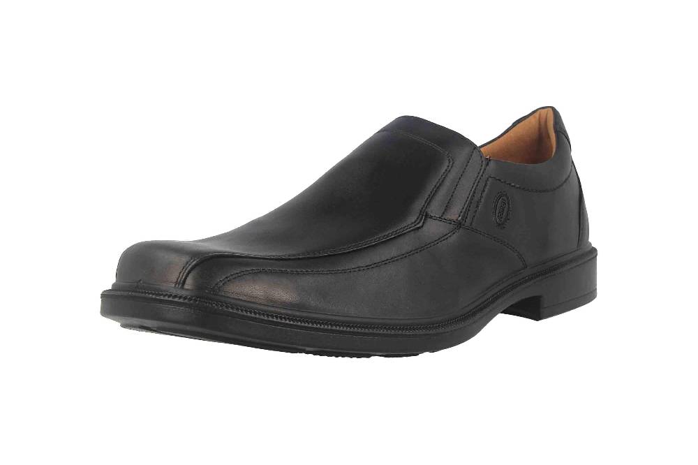 Jomos Slipper in Übergrößen Schwarz 204201 23 000 große Herrenschuhe Outlet