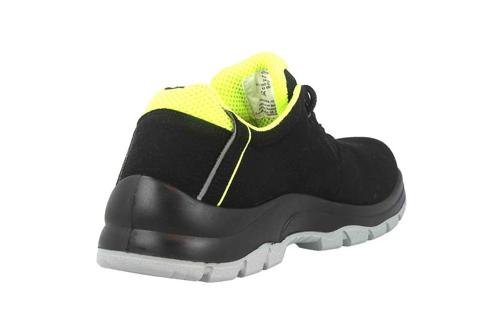 elysee Loreto Arbeitsschuhe in Übergrößen Schwarz 34516 große Herrenschuhe Günstiger Verkauf