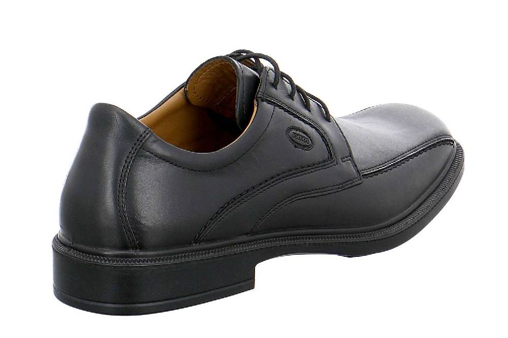 Jomos Strada Halbschuhe in Übergrößen Schwarz 204204 23 000 große Herrenschuhe Fabrik Onlineshop