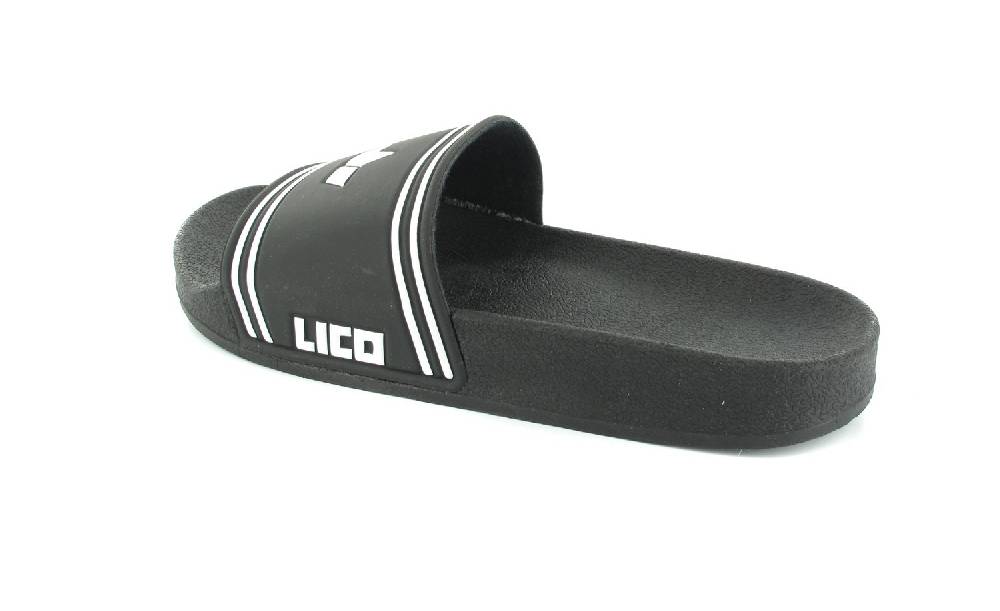 Lico Badesandalen in Übergrößen Schwarz 430009 / 430011 große Herrenschuhe Letzter Tag