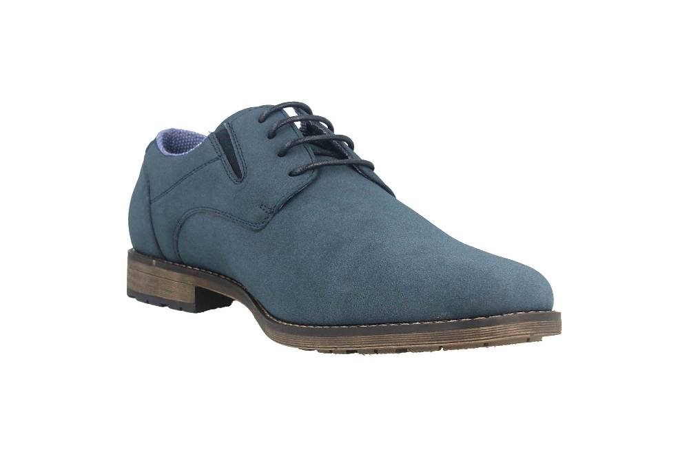 Mavins Halbschuhe in Übergrößen Blau 3HH0180302 4100 Navy PU Nubuck große Herrenschuhe Bis zu 60% Rabatt