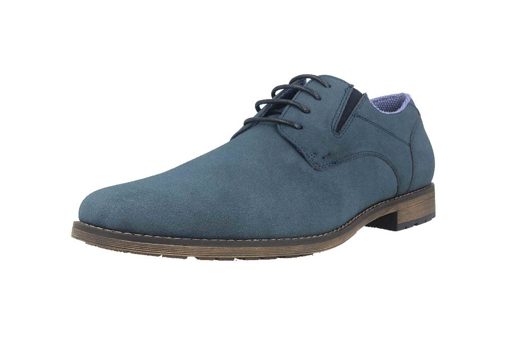 Mavins Halbschuhe in Übergrößen Blau 3HH0180302 4100 Navy PU Nubuck große Herrenschuhe Bis zu 60% Rabatt
