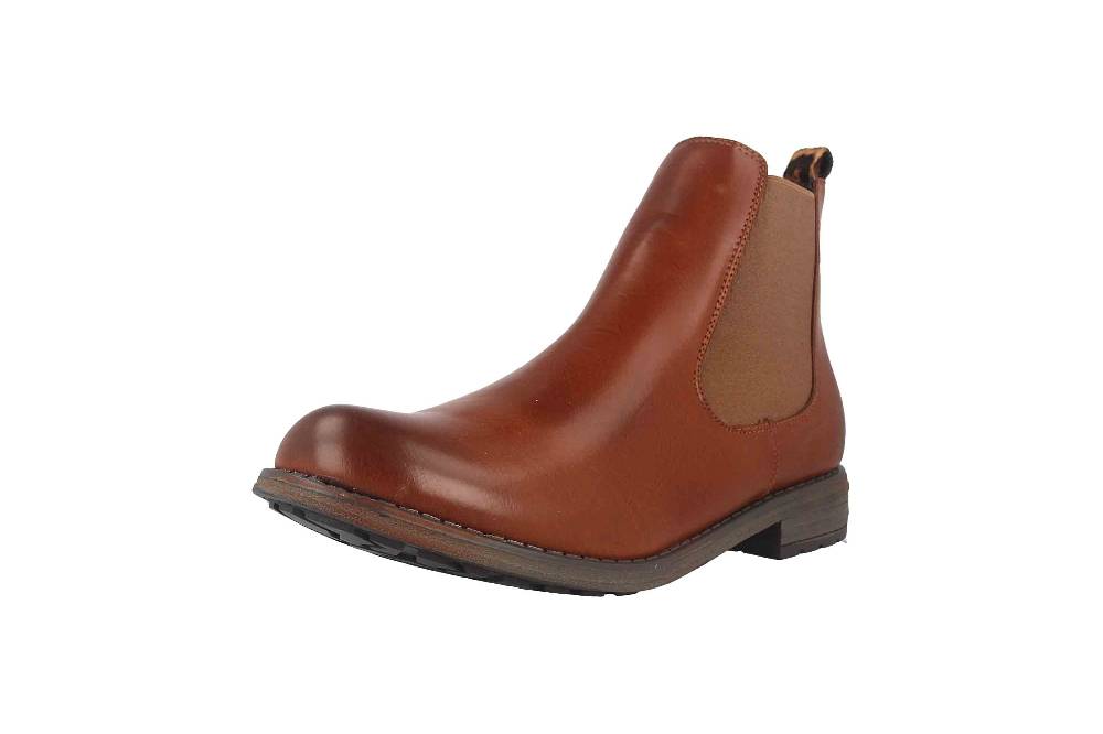 Fitters Footwear Lucia Stiefeletten in Übergrößen Braun 2252325 Brandy große Damenschuhe im Angebot