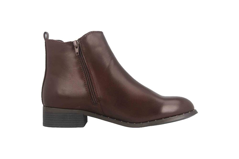 Fitters Footwear Sabine Stiefeletten in Übergrößen Braun 2239217 Brown große Damenschuhe Günstiger Verkauf