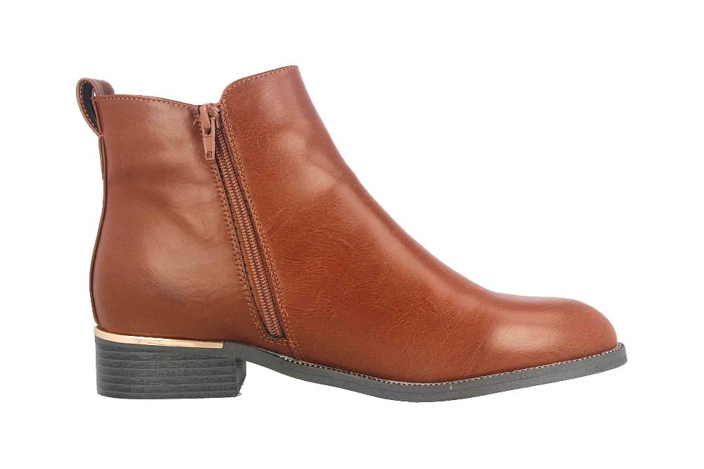 Fitters Footwear Stiefeletten in Übergrößen Braun 2232637 Paula Brandy große Damenschuhe Preisnachlass