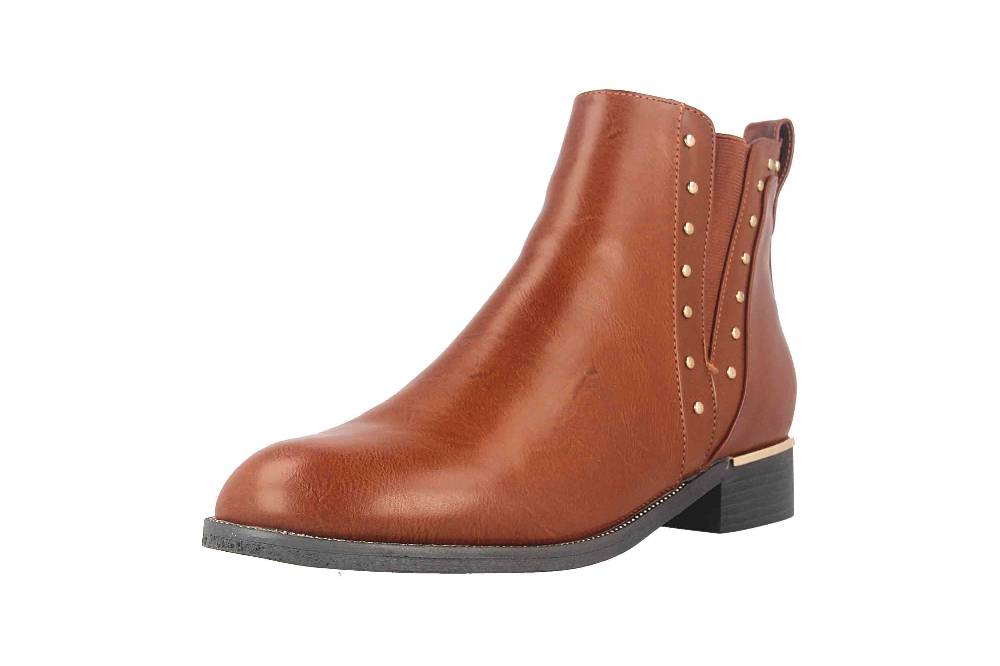 Fitters Footwear Stiefeletten in Übergrößen Braun 2232637 Paula Brandy große Damenschuhe Preisnachlass