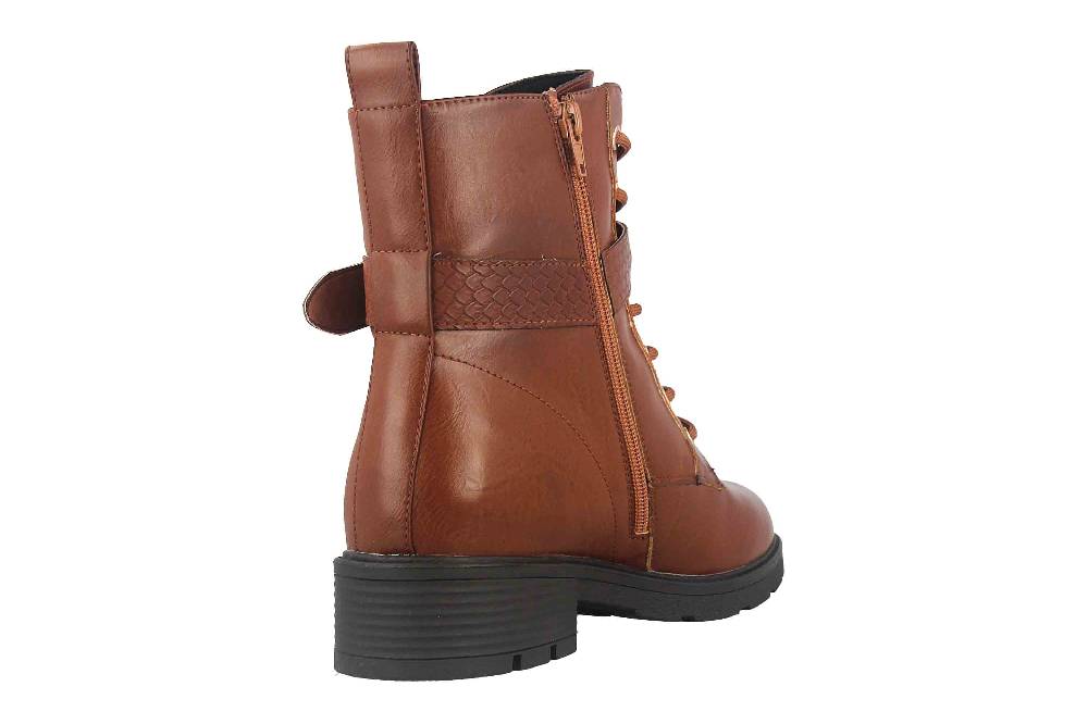 Fitters Footwear Stiefeletten in Übergrößen Braun 2237231 Amalia Brandy große Damenschuhe Black Friday