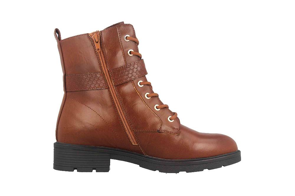 Fitters Footwear Stiefeletten in Übergrößen Braun 2237231 Amalia Brandy große Damenschuhe Black Friday