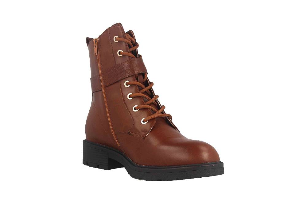 Fitters Footwear Stiefeletten in Übergrößen Braun 2237231 Amalia Brandy große Damenschuhe Black Friday