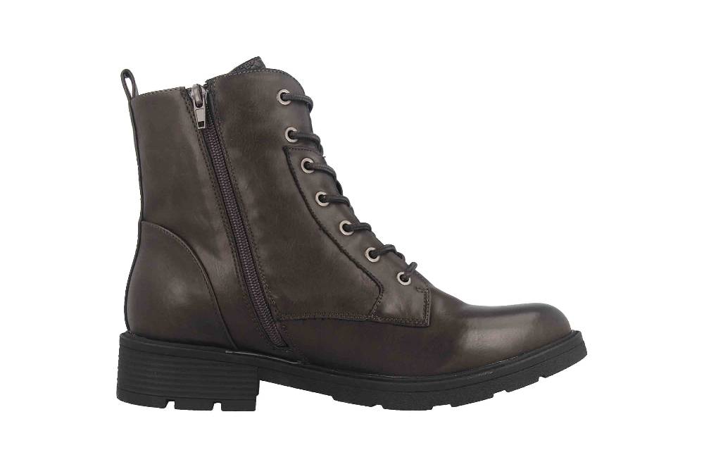 Fitters Footwear Stiefeletten in Übergrößen Grau 2237233 Perunscha grey große Damenschuhe Muttertagsangebot