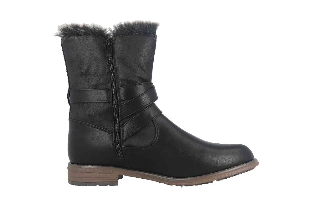 Fitters Footwear Stiefeletten in Übergrößen Schwarz 2374202 Nicole Black große Damenschuhe Valentinstagsangebot