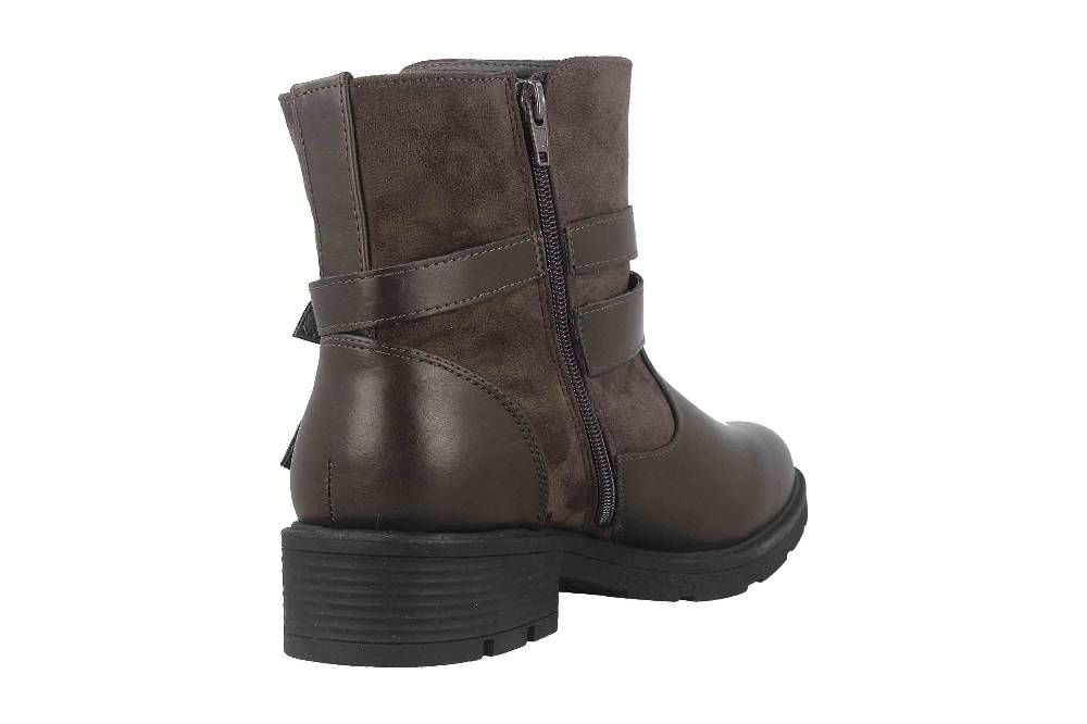 Fitters Footwear Stiefeletten in Übergrößen Grau 2237218 Laia Grey große Damenschuhe Lagerräumung