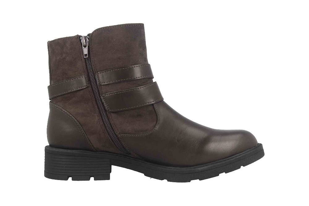 Fitters Footwear Stiefeletten in Übergrößen Grau 2237218 Laia Grey große Damenschuhe Lagerräumung