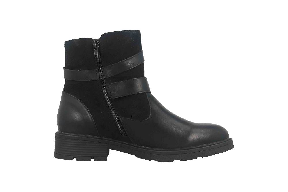 Fitters Footwear Stiefeletten in Übergrößen Schwarz 2237218 Laia Black große Damenschuhe Heißer Verkauf