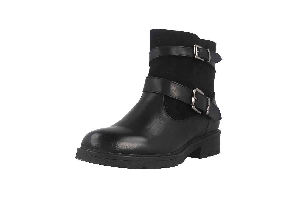 Fitters Footwear Stiefeletten in Übergrößen Schwarz 2237218 Laia Black große Damenschuhe Heißer Verkauf