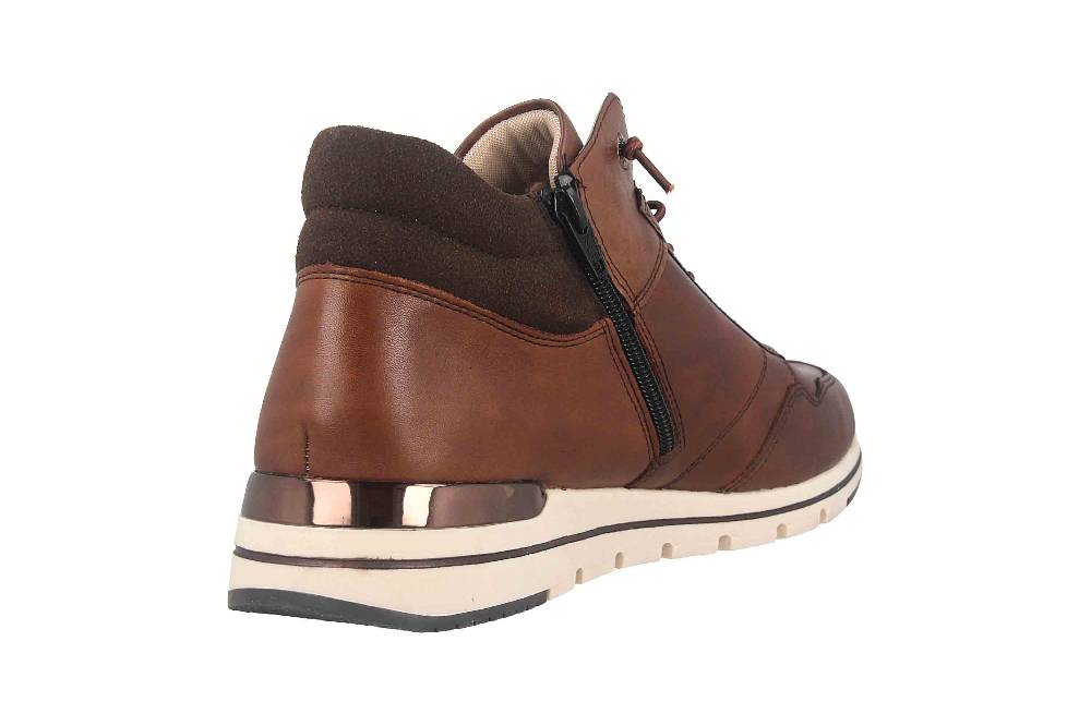 Remonte Sneaker in Übergrößen Braun R6771-22 große Damenschuhe Neueste Mode