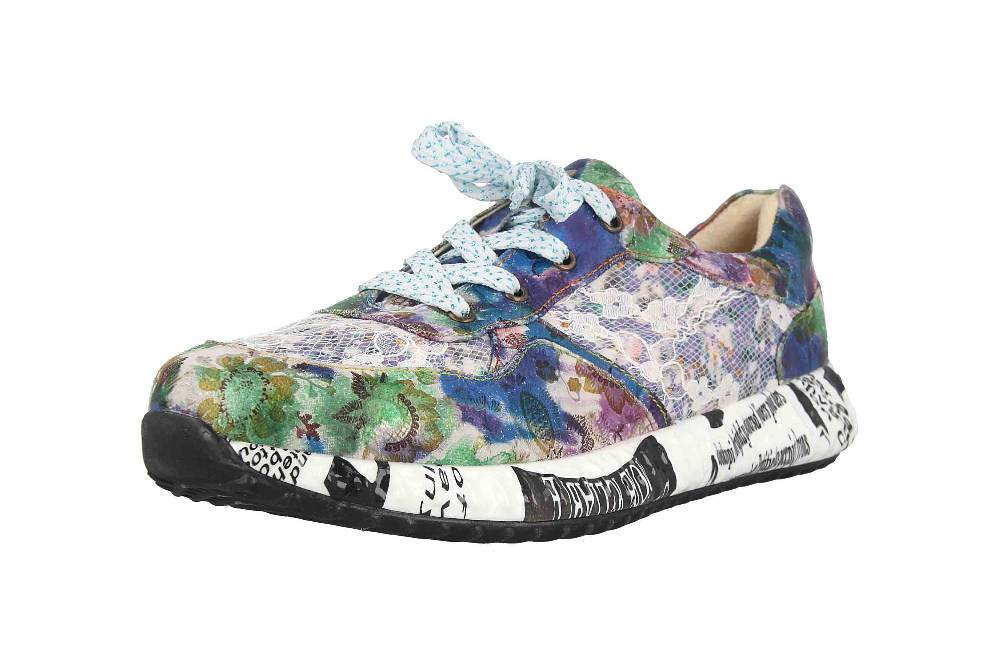 Laura Vita Sneaker in Übergrößen Mehrfarbig BURTON 05 Jeans große Damenschuhe Tiefpreis