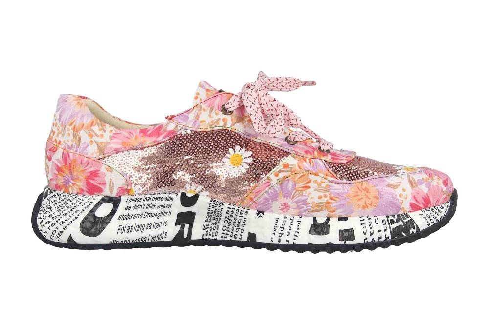 Laura Vita Sneaker in Übergrößen Mehrfarbig BURTON 05 Fraise große Damenschuhe Super Sparpreis