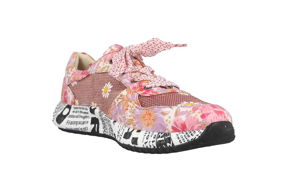 Laura Vita Sneaker in Übergrößen Mehrfarbig BURTON 05 Fraise große Damenschuhe Super Sparpreis