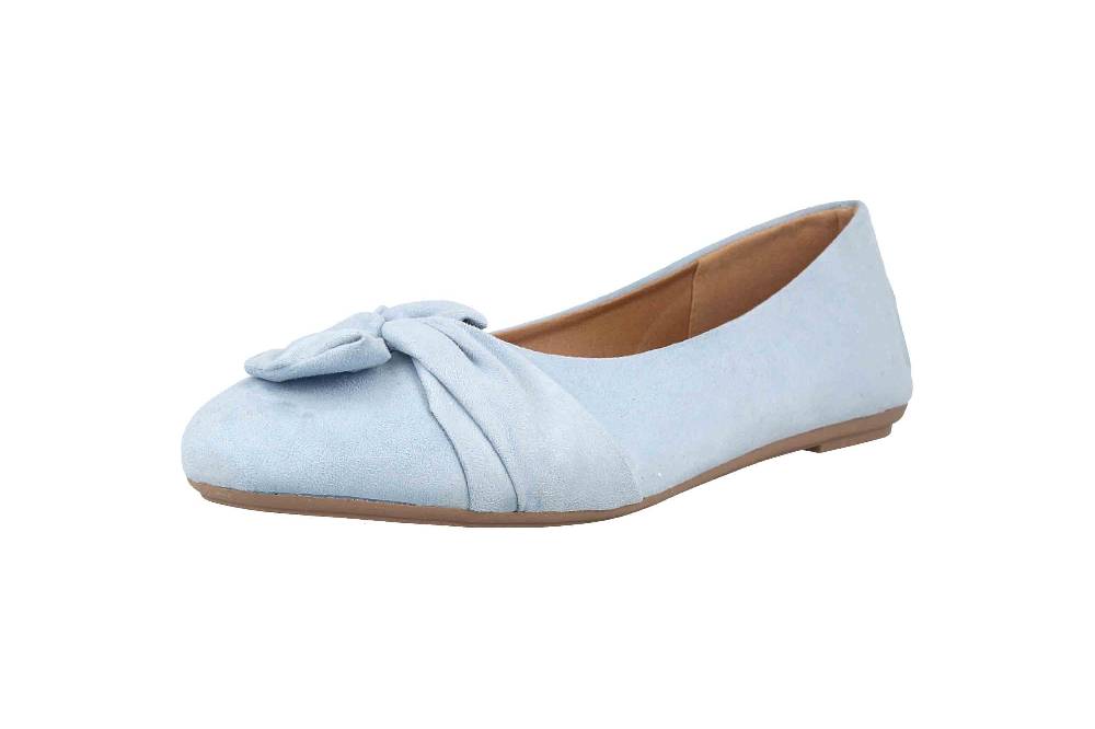 Fitters Footwear Maike Ballerinas in Übergrößen Blau 2.589641 Blue große Damenschuhe Zeitbegrenzte Promotion