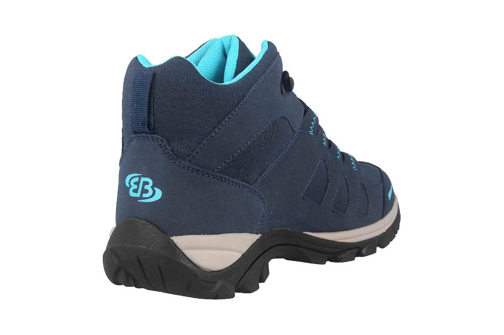 Brütting Mount Frakes High Trekkingschuhe in Übergrößen Blau 221260 große Damenschuhe Bis zu 60% Rabatt