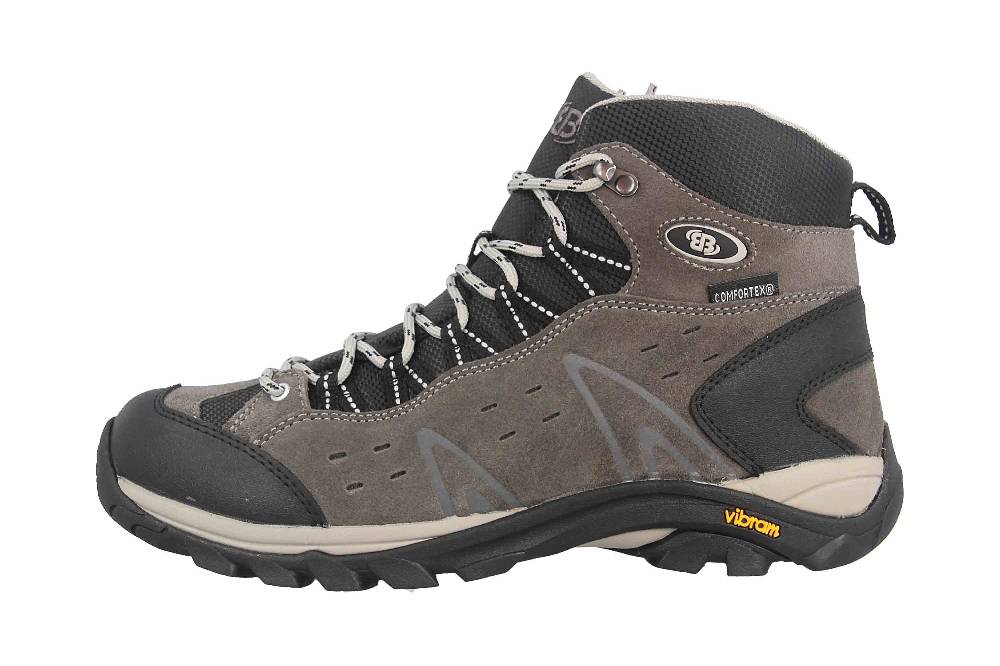 Brütting Mount Bona High Trekkingschuhe in Übergrößen Grau 221080 große Damenschuhe