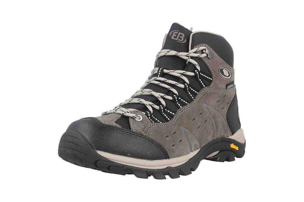 Brütting Mount Bona High Trekkingschuhe in Übergrößen Grau 221080 große Damenschuhe Nur für heute
