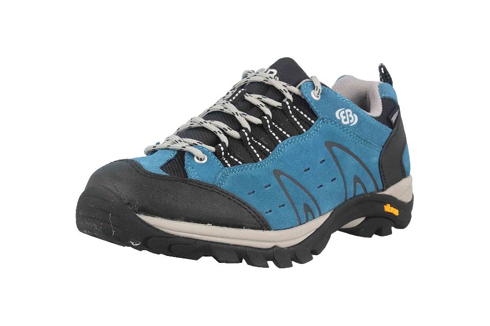 Brütting Mount Bona Low Trekkingschuhe in Übergrößen Blau 211329 große Damenschuhe Sonderangebot der Fabrik