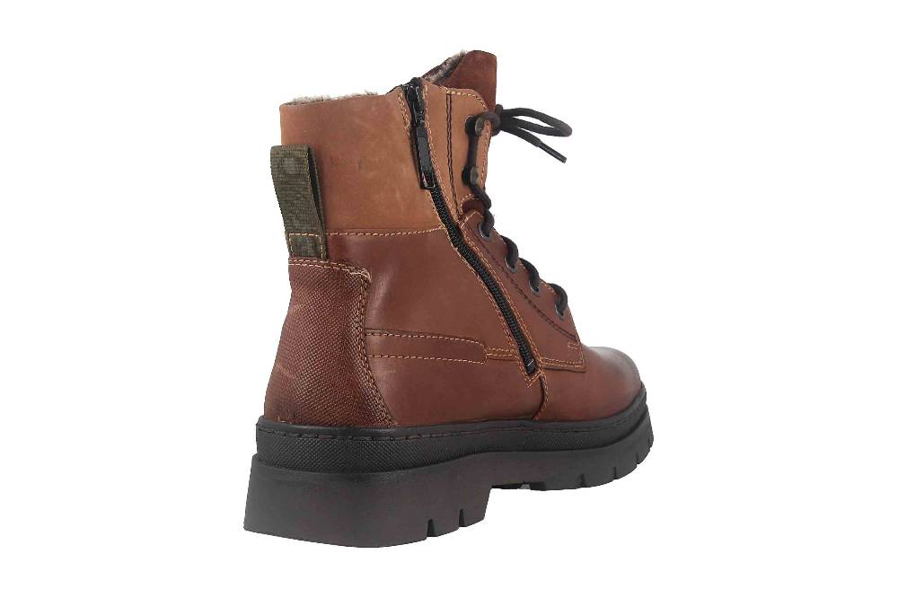 Fretz Men Zoran Boots in Übergrößen Braun 2413.8471-82 große Herrenschuhe Nur noch ein Tag übrig