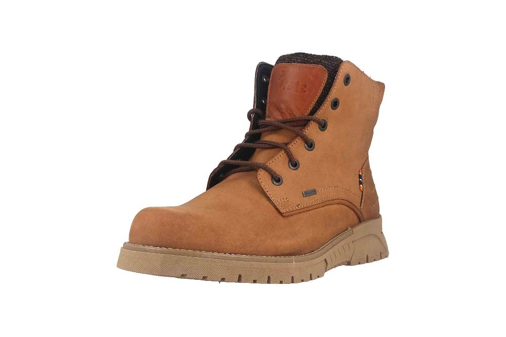 Fretz Men Cooper Boots in Übergrößen Braun 1334.1416-89 große Herrenschuhe Super Rabatt