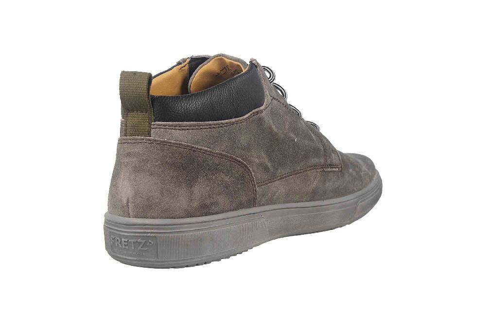 Fretz Men Montana Stiefeletten in Übergrößen Grau 4260.7419-53 große Herrenschuhe Riesige Rabatte