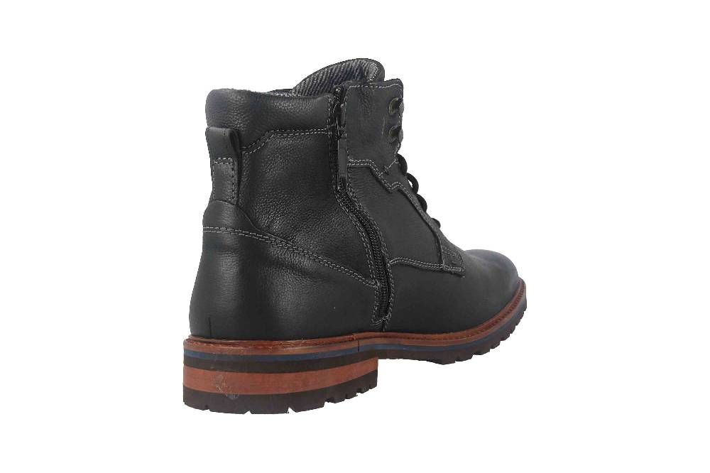 Fretz Men Milano Boots in Übergrößen Schwarz 6331.9712-51 große Herrenschuhe 50% Rabatt mit kostenlosem Versand