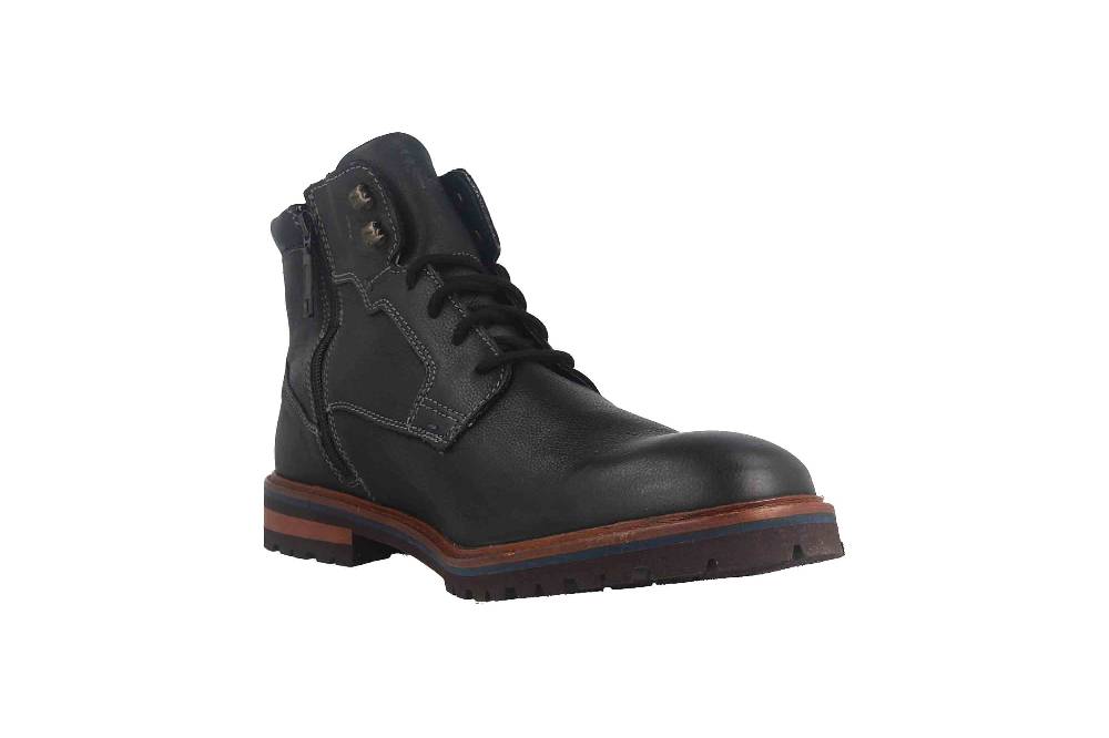 Fretz Men Milano Boots in Übergrößen Schwarz 6331.9712-51 große Herrenschuhe 50% Rabatt mit kostenlosem Versand