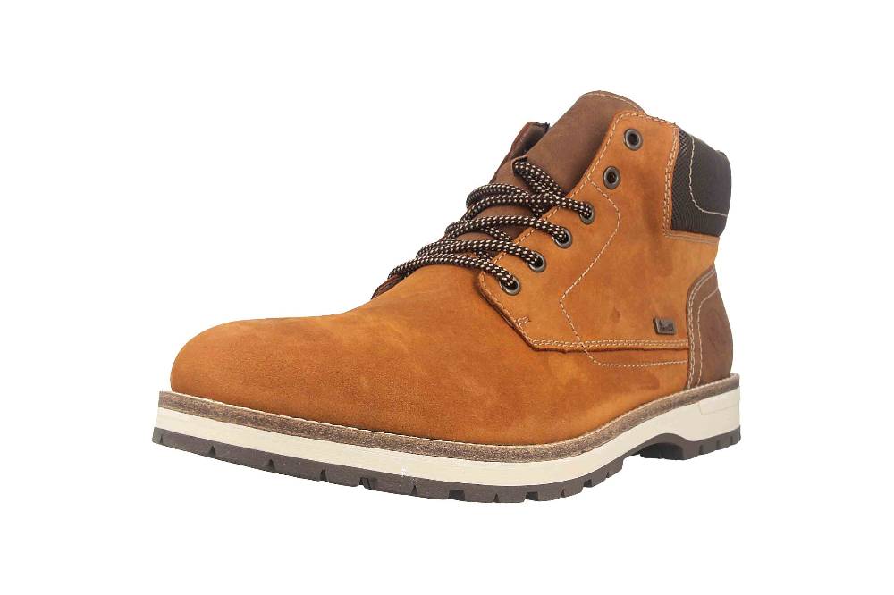 Rieker Stiefel in Übergrößen Gelb F3934-68 große Herrenschuhe Clearance-Verkauf