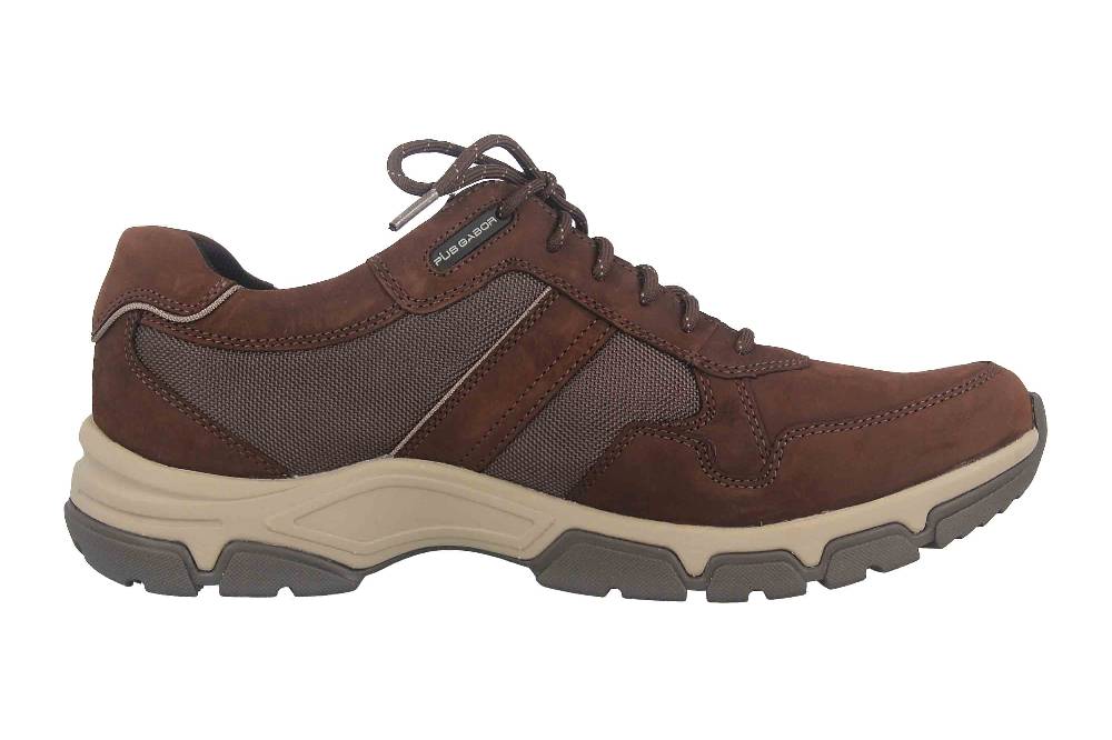 Pius Gabor Sneaker in Übergrößen Braun 0533.51.23 große Herrenschuhe Speichern exportieren
