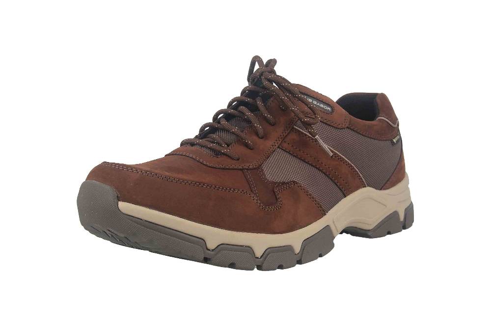 Pius Gabor Sneaker in Übergrößen Braun 0533.51.23 große Herrenschuhe Speichern exportieren