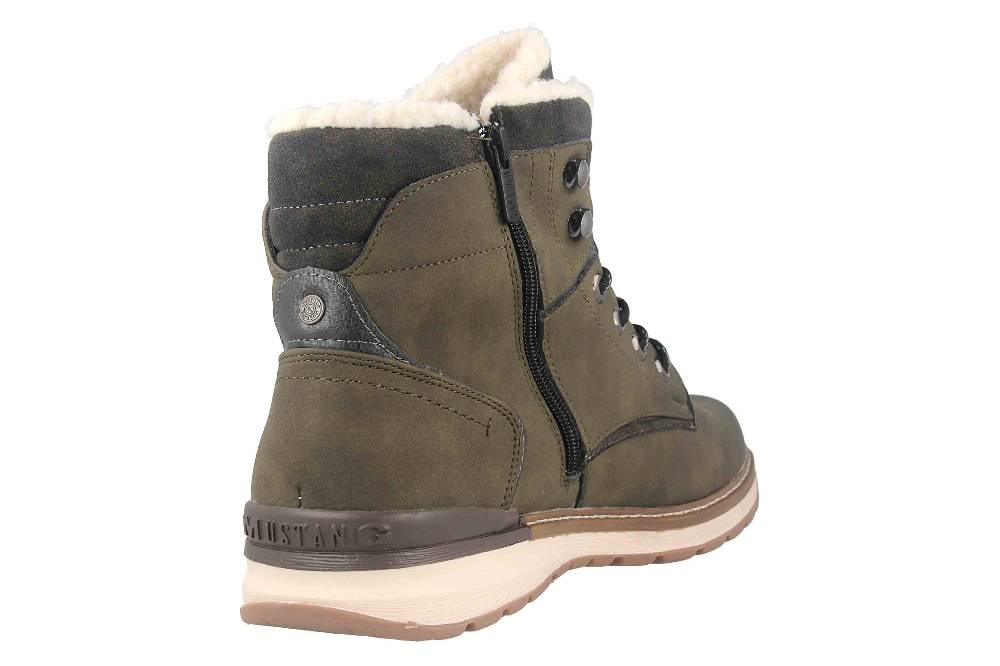 Mustang Shoes Boots in Übergrößen Grün 4141-604-770 große Herrenschuhe Im Verkauf