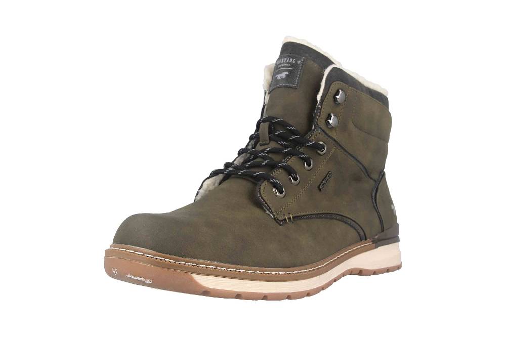 Mustang Shoes Boots in Übergrößen Grün 4141-604-770 große Herrenschuhe Im Verkauf
